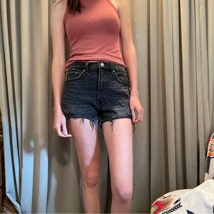 Abercrombie and fitch high rise mom short
